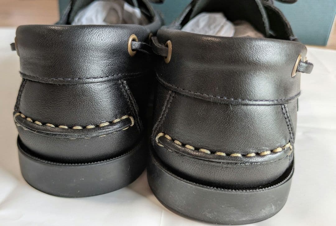 パラブーツ Paraboot BARTH 黒 モカシンシューズ サイズ6 箱付き