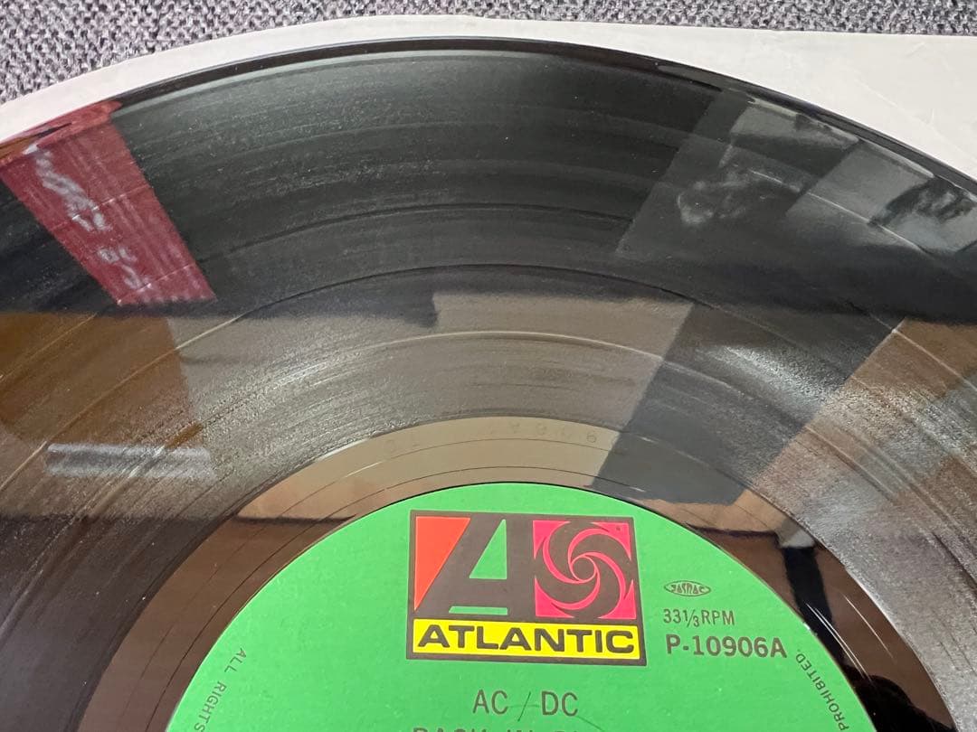AC/DC LP洋楽 P-10906A 帯付 Back In Black JP