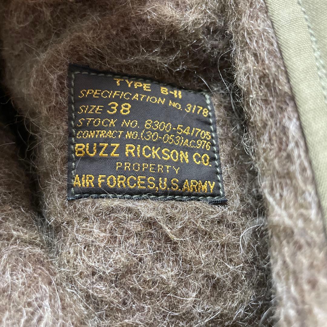 y*1様 BUZZ RICKSON TYPE B-11 サイズ38