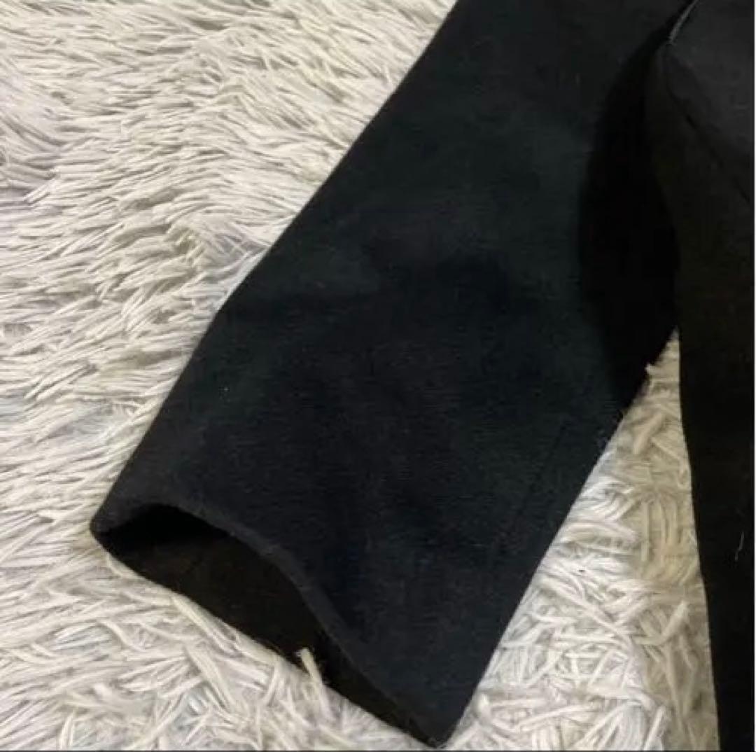 美品 23区 カシミヤ100% ショールカラー ロングコート ベルテッド 黒38