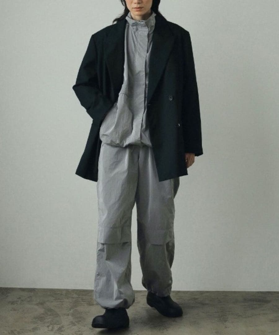 anuke Oversize Double Jacket ネイビー