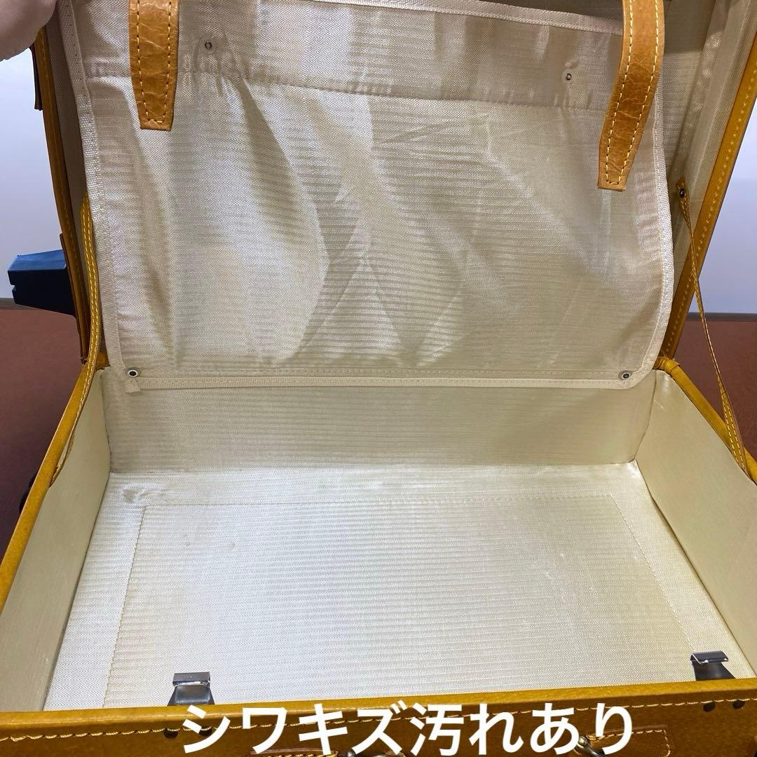 シフレ ユーラシア トランク キャメル 1点キャリーバッグ　豚革　レザー