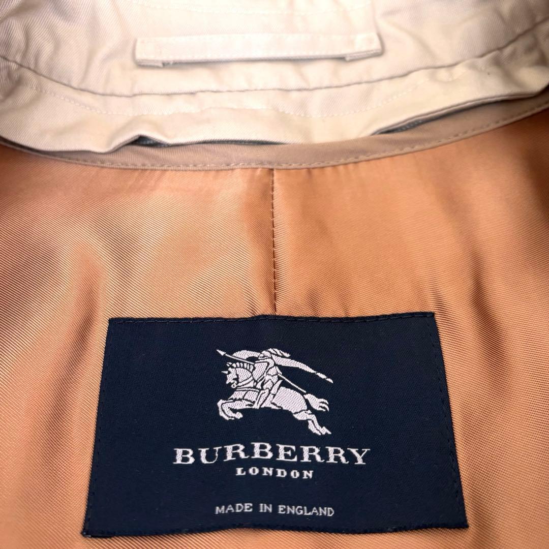 【英国製】超美品☆Burberry ステンカラーコート　ライナー付き