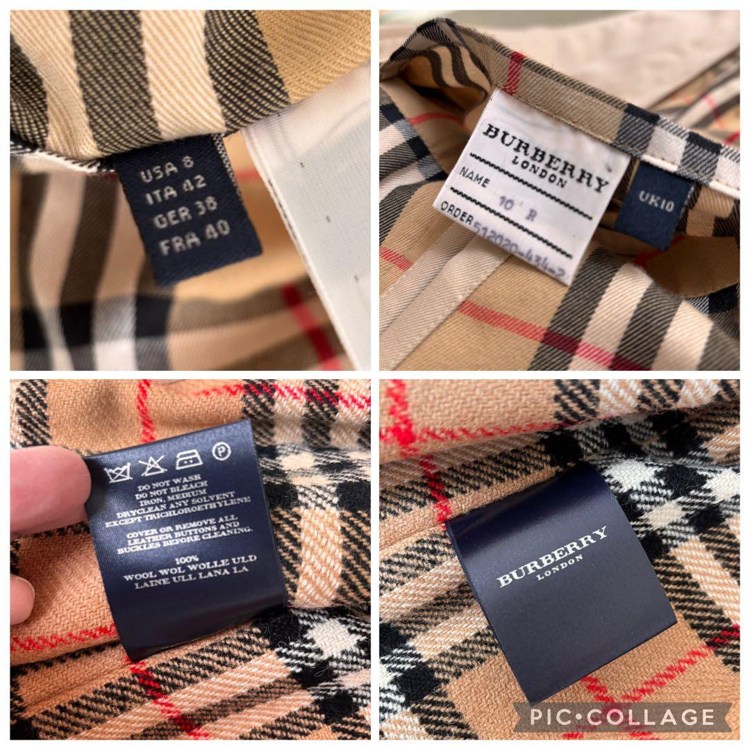 【英国製】超美品☆Burberry ステンカラーコート　ライナー付き