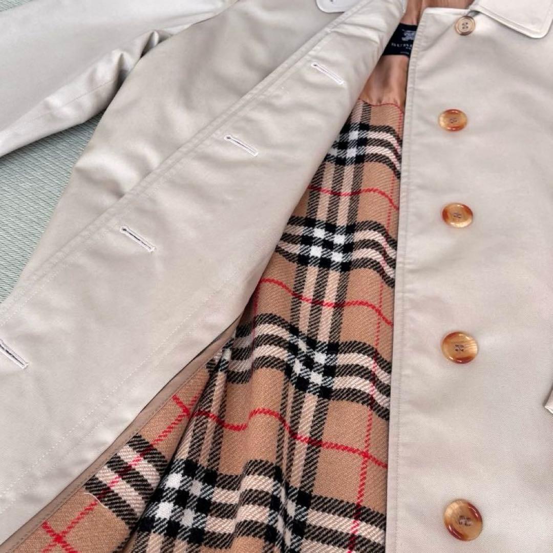 【英国製】超美品☆Burberry ステンカラーコート　ライナー付き