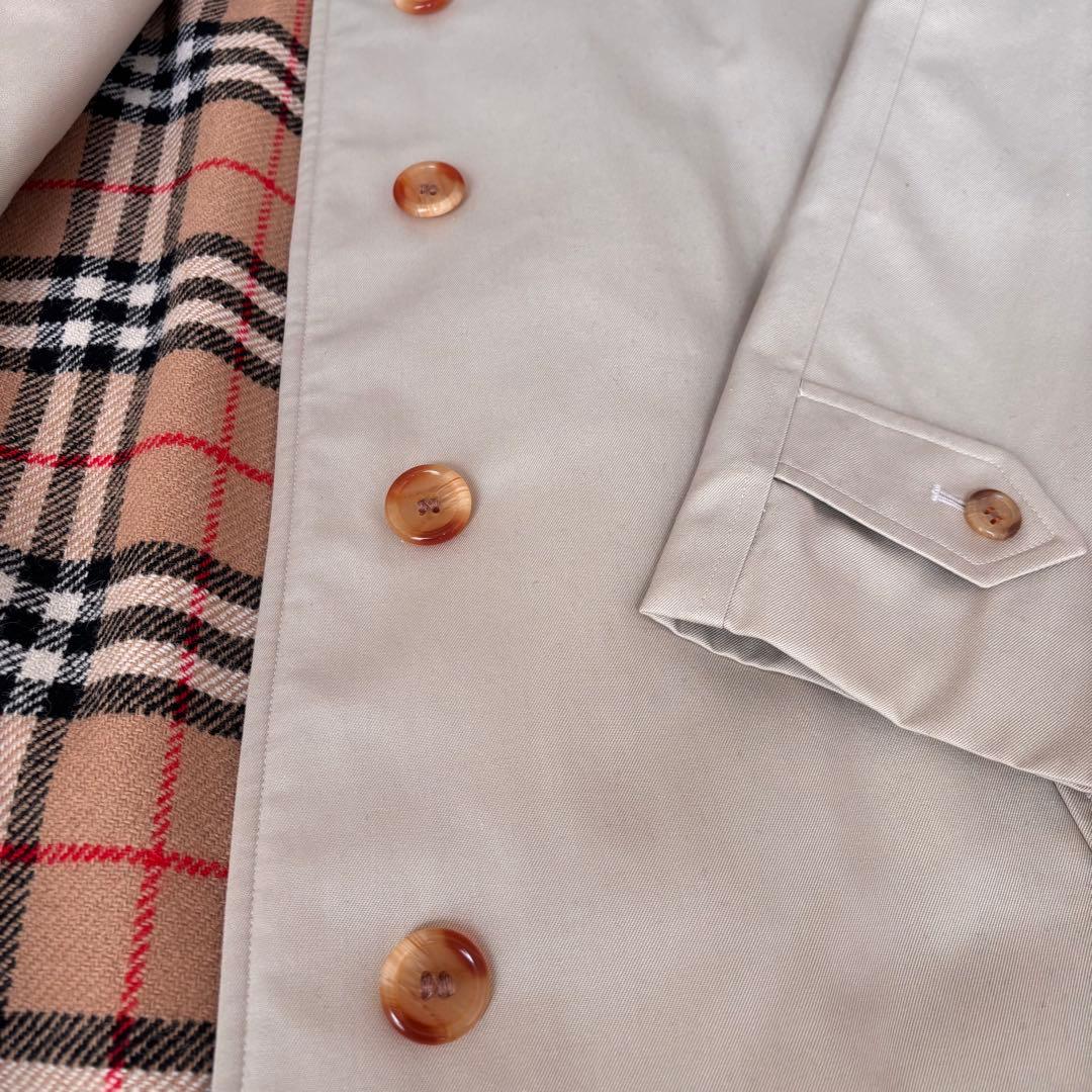 【英国製】超美品☆Burberry ステンカラーコート　ライナー付き