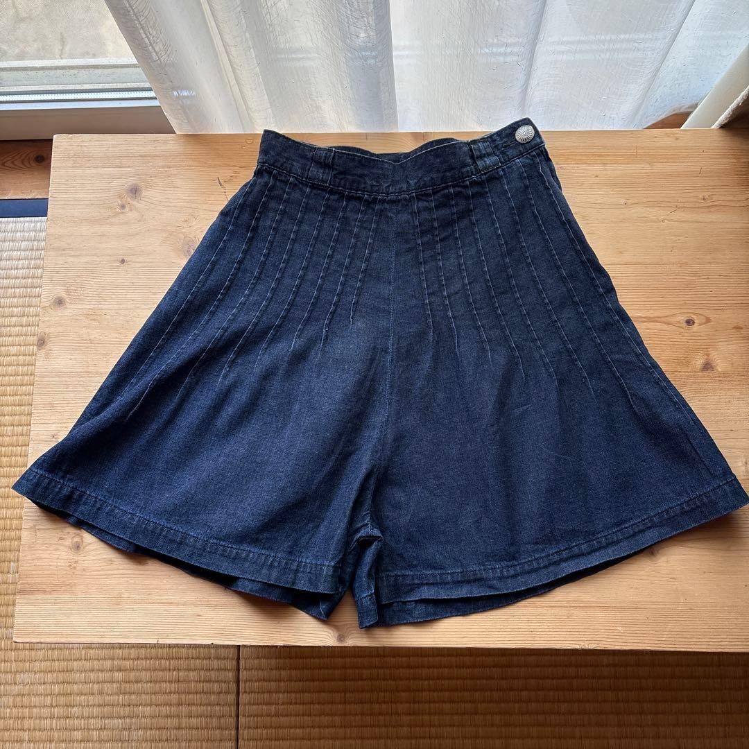 KAPITAL タックデニムキュロット