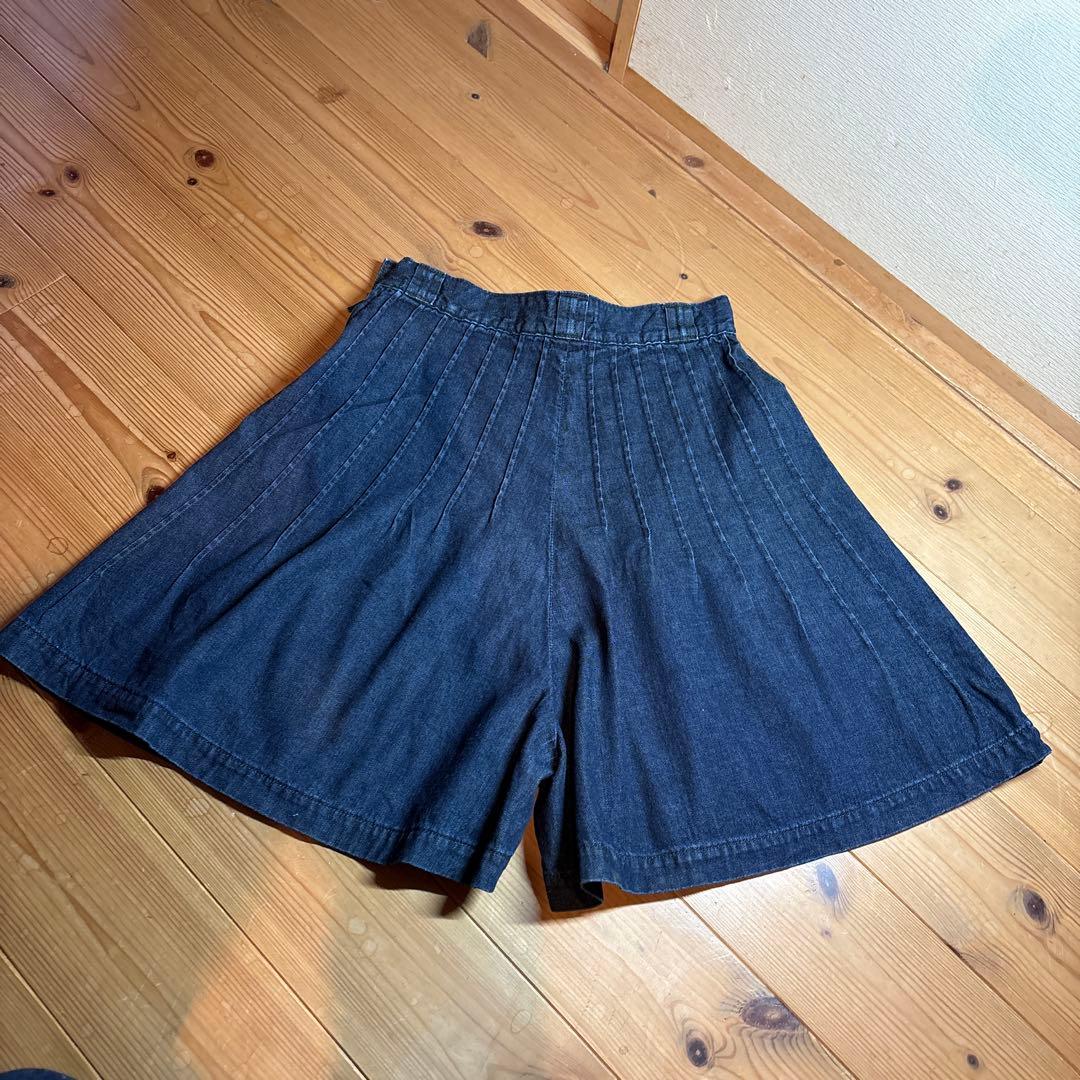 KAPITAL タックデニムキュロット