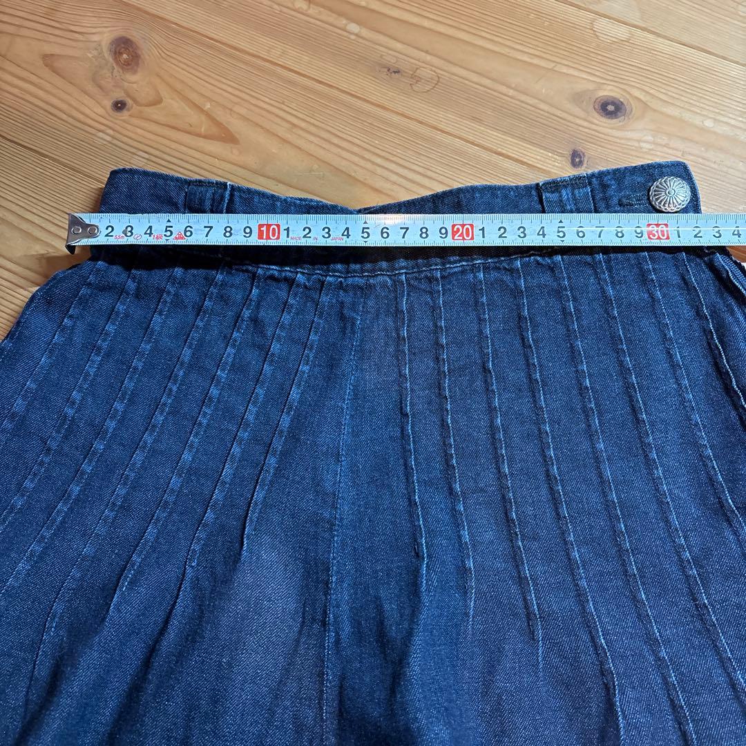 KAPITAL タックデニムキュロット