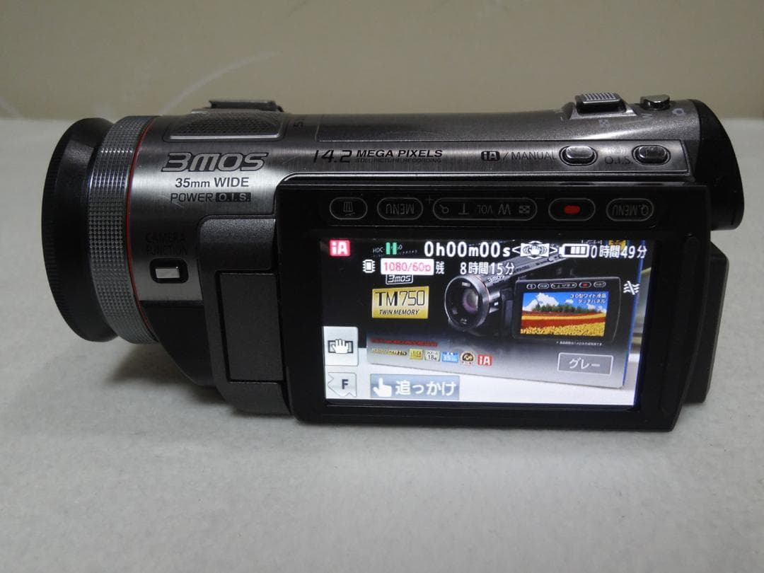 Panasonic HDC-TM750 ビデオカメラ 動作品
