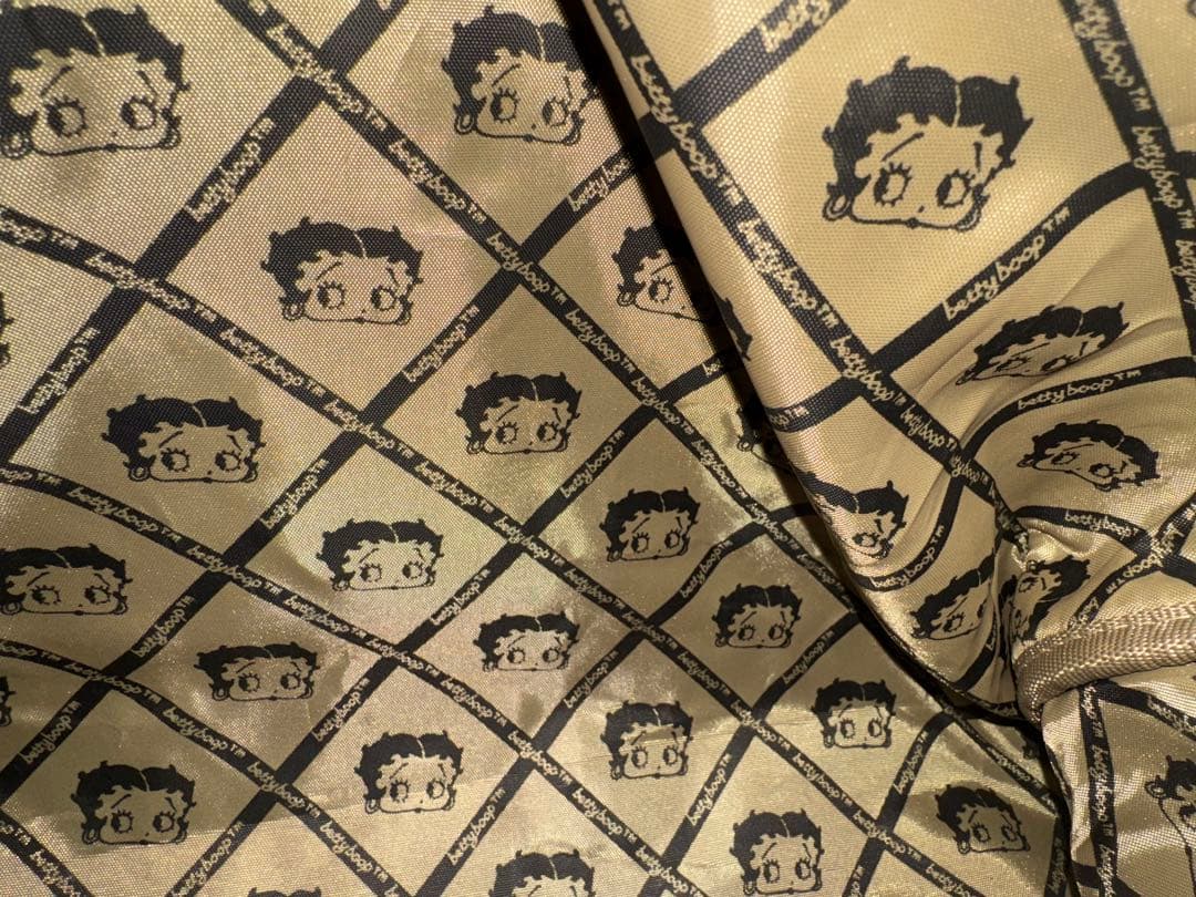 【レア】BETTY BOOP ビンテージ ボストンバッグ ベティちゃん サファリ