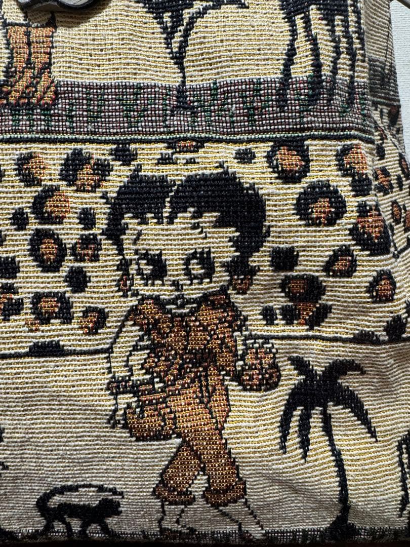 【レア】BETTY BOOP ビンテージ ボストンバッグ ベティちゃん サファリ