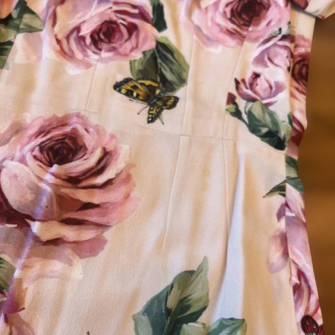 【専用】DOLCE & GABBANA 花柄半袖ワンピース 36