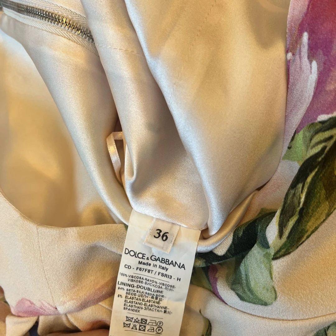 【専用】DOLCE & GABBANA 花柄半袖ワンピース 36