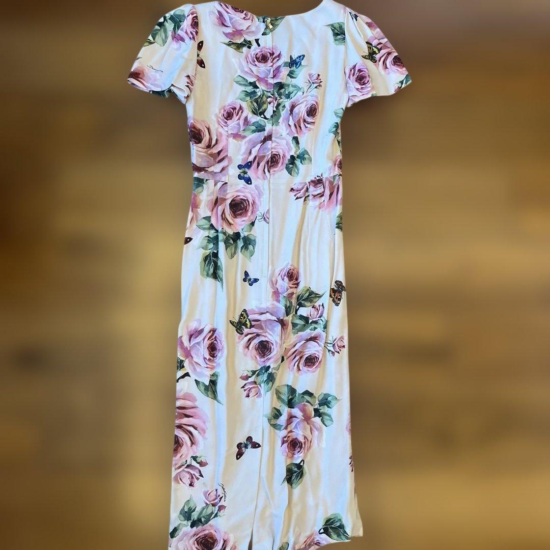 【専用】DOLCE & GABBANA 花柄半袖ワンピース 36