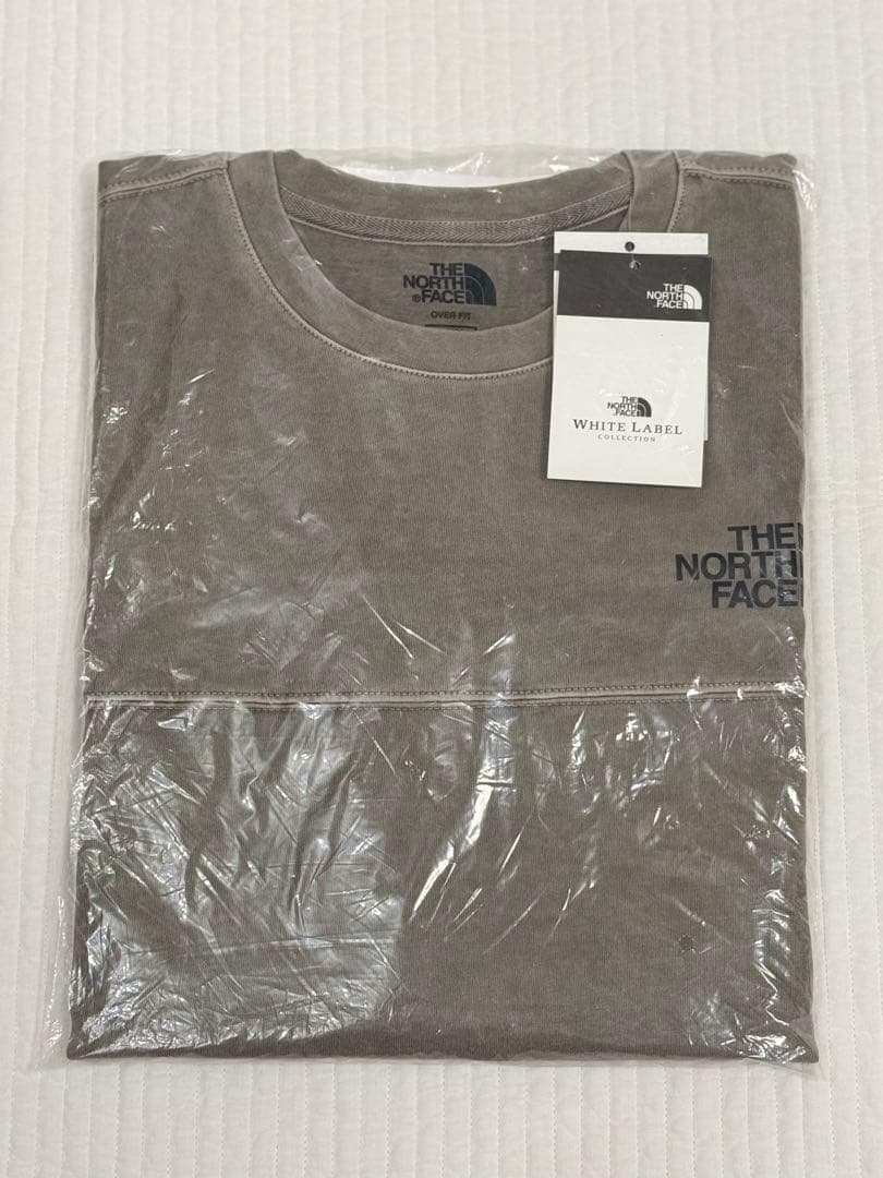 韓国限定☆ THE NORTH FACE ロゴ ステッチ Tシャツ ブラウン M