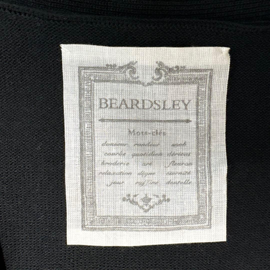 BEARDSLEY ビアズリー ニット カーディガン 長袖 ロング丈 綿