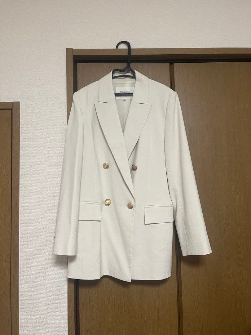 Arpege story BODY SHELL DRYW釦テーラードジャケット