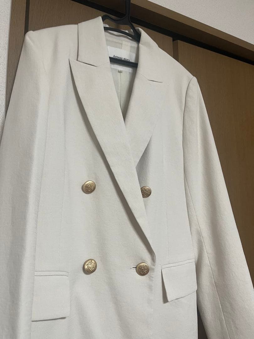 Arpege story BODY SHELL DRYW釦テーラードジャケット