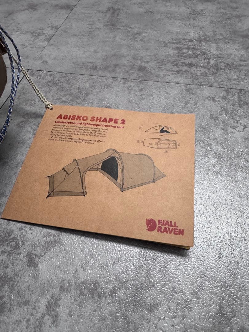 最終値下げ　fjallraven abisko shape2 フェールラーベン