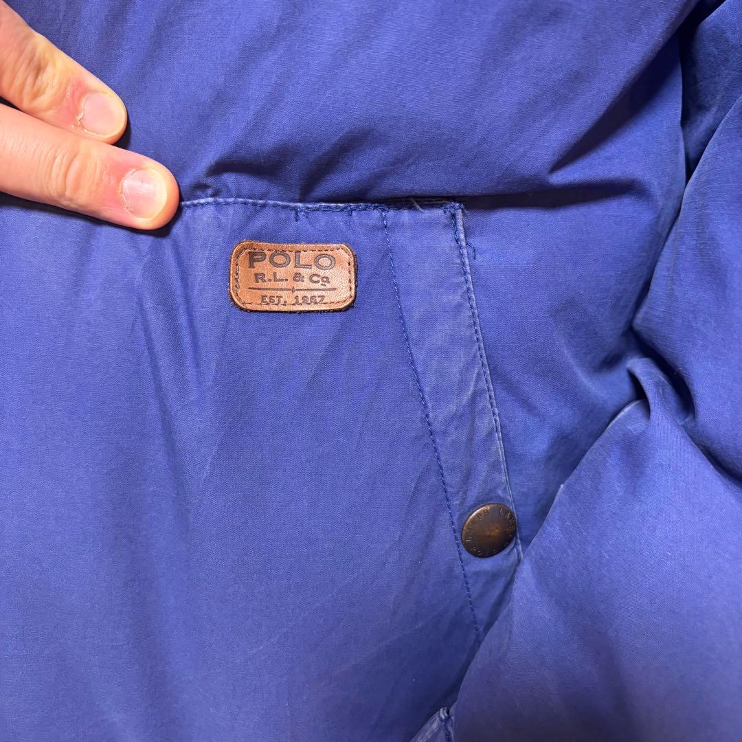 POLO Ralph Lauren 中綿ジャケットコーデュロイ襟ネイビーブルゾン