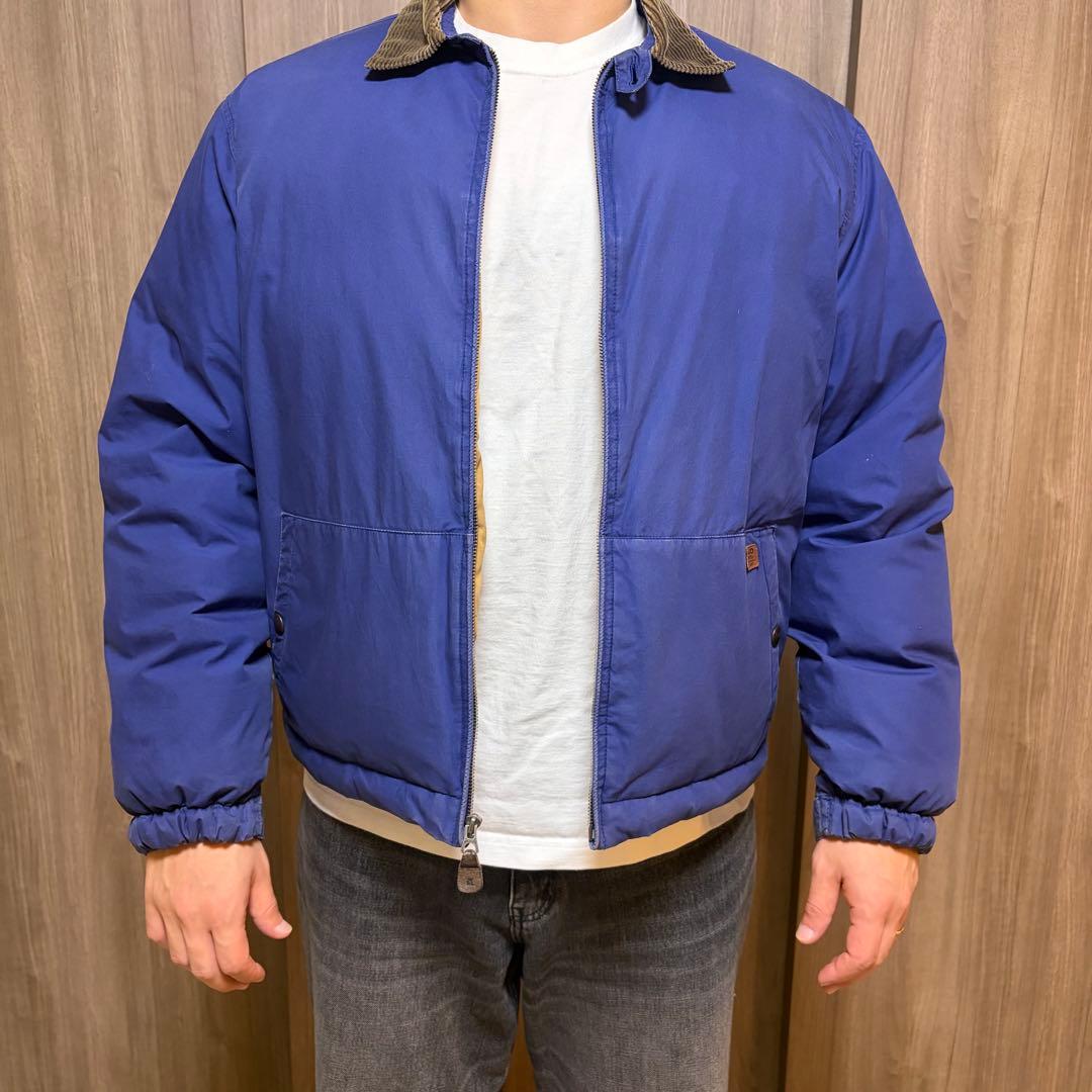 POLO Ralph Lauren 中綿ジャケットコーデュロイ襟ネイビーブルゾン