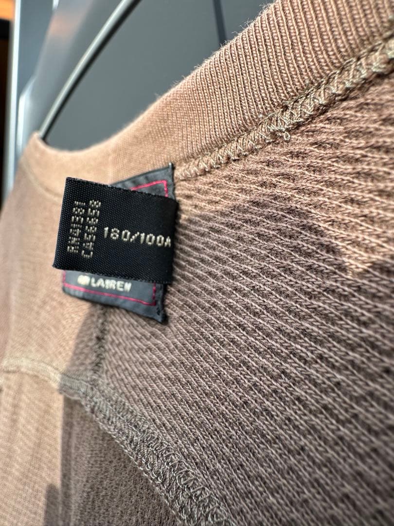 ダブルアールエルラルフローレン RRL ロゴプリント ロングスリーブTシャツ
