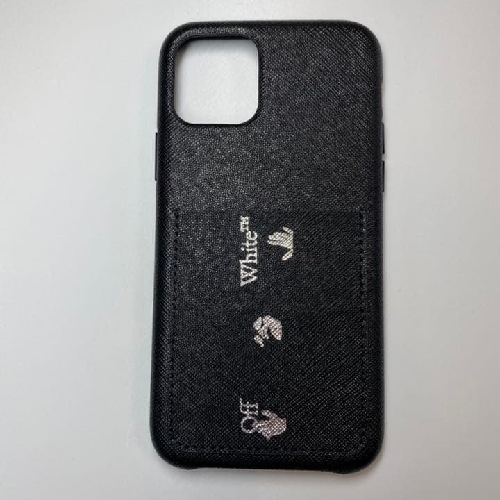 Off-White カードホルダー付きiPhone 11pro maxケース