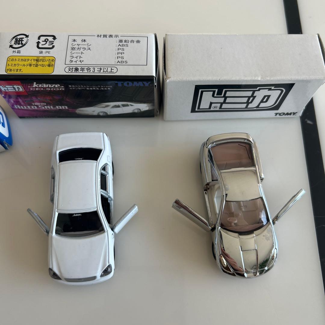 4台セット　トミカ　ニッサン　セドリック　トヨタセリカ