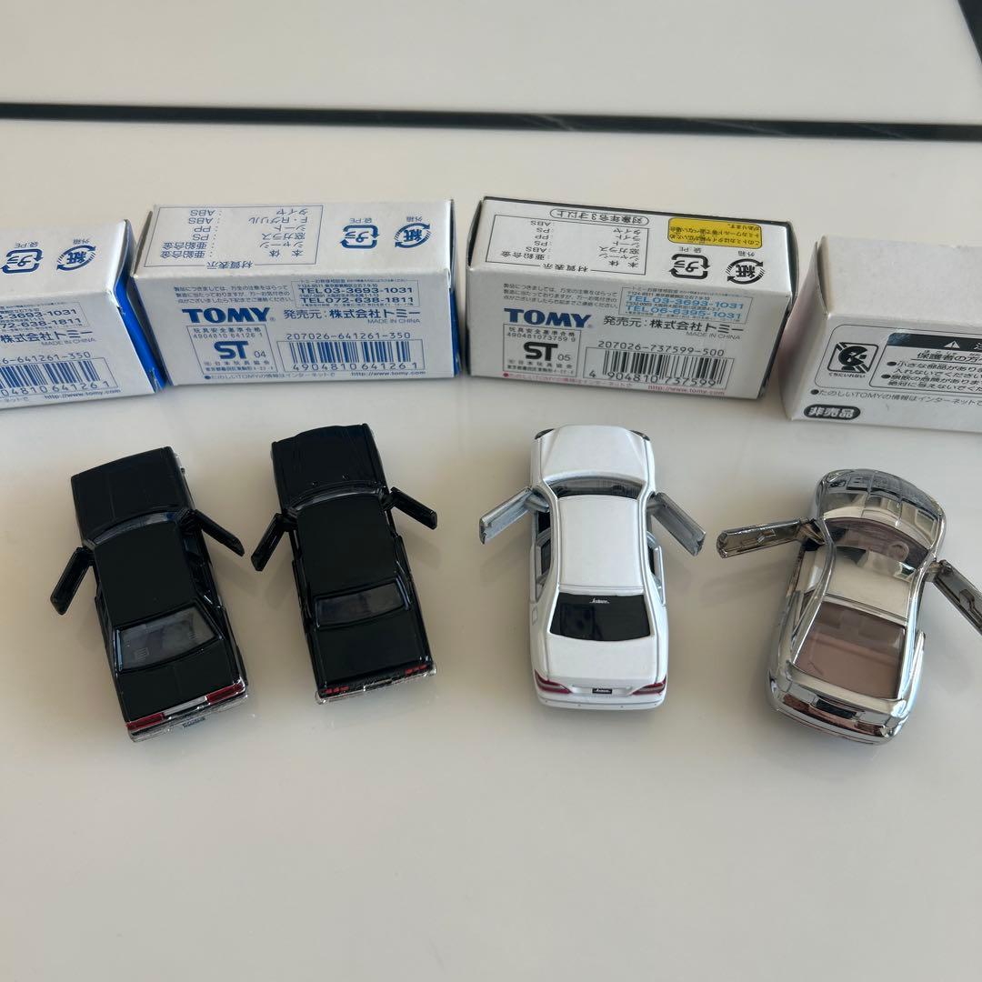 4台セット　トミカ　ニッサン　セドリック　トヨタセリカ