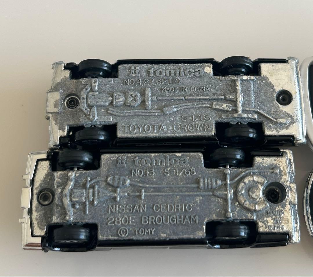 4台セット　トミカ　ニッサン　セドリック　トヨタセリカ