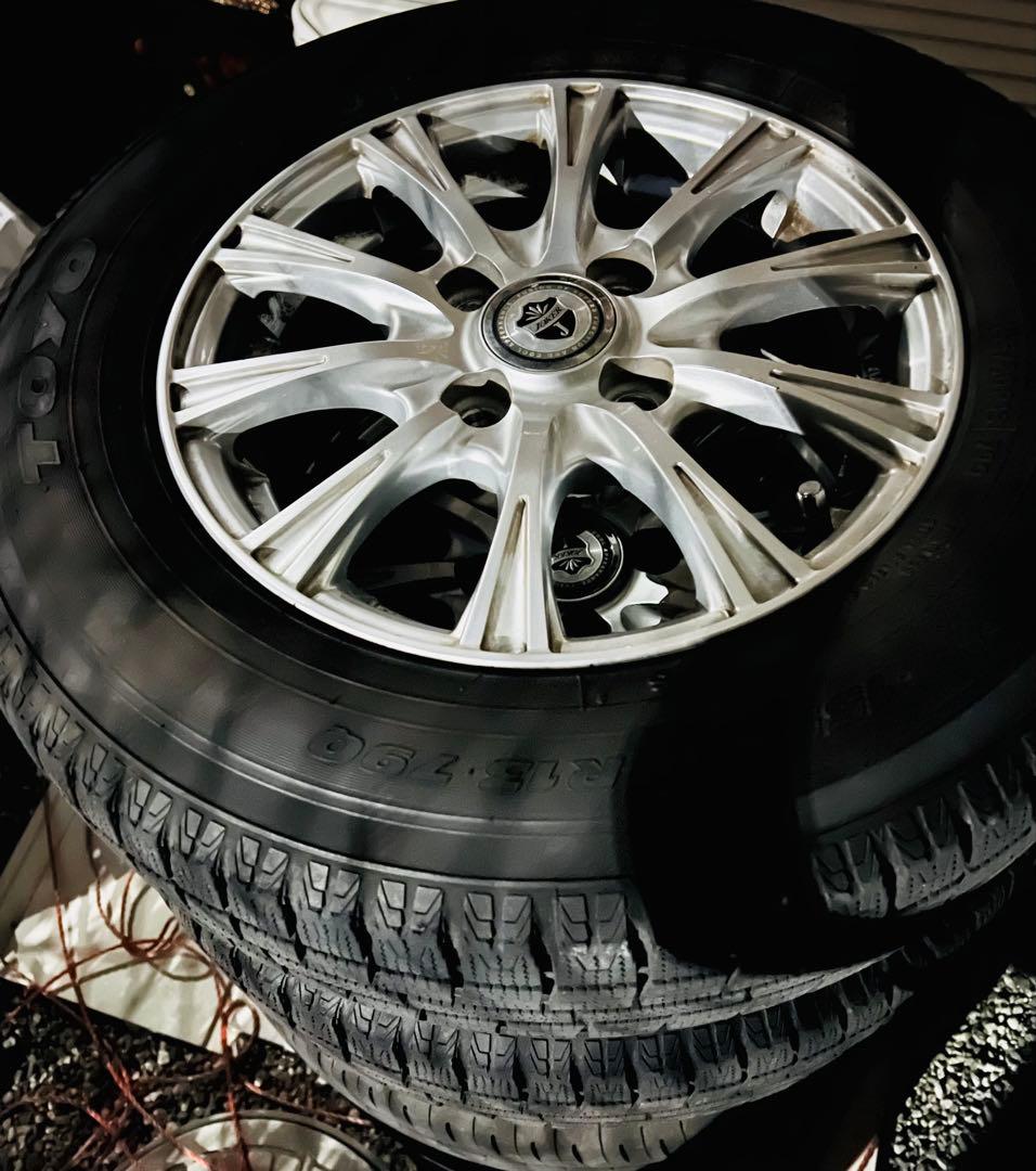 週末値下げ！送料無料！4本セット、スタッドレス 155 /80 R13インチ
