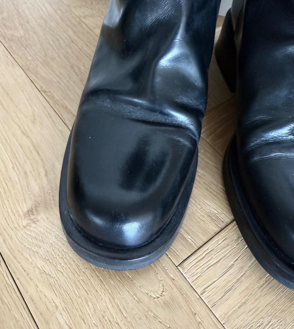 MIU MIU レザーブーツ 35 ブラック