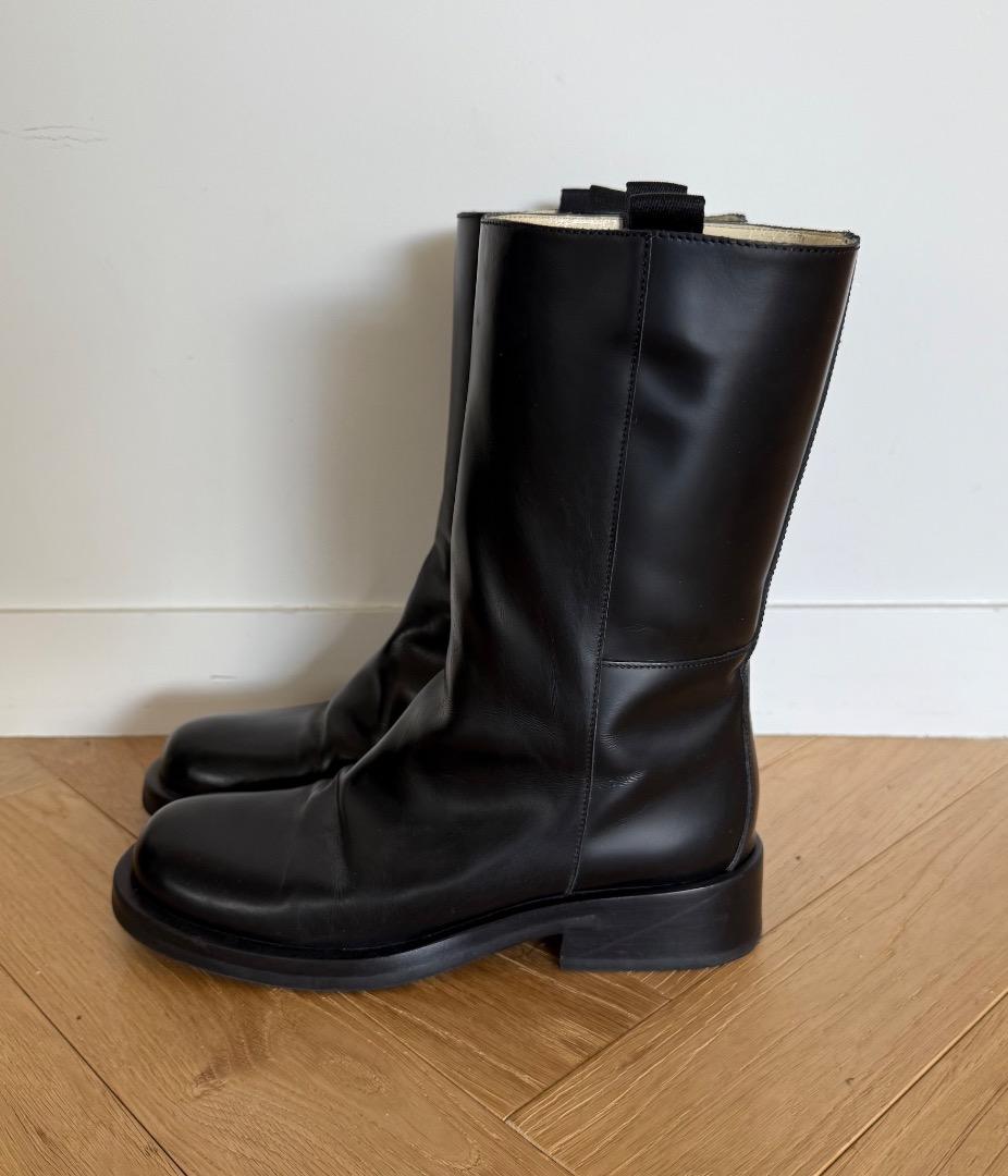 MIU MIU レザーブーツ 35 ブラック