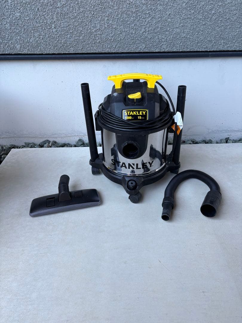 STANLEY ステンレス製ウェット・ドライバキューム 15L 1000W