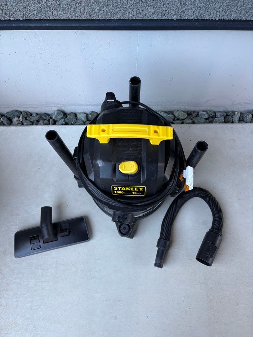 STANLEY ステンレス製ウェット・ドライバキューム 15L 1000W