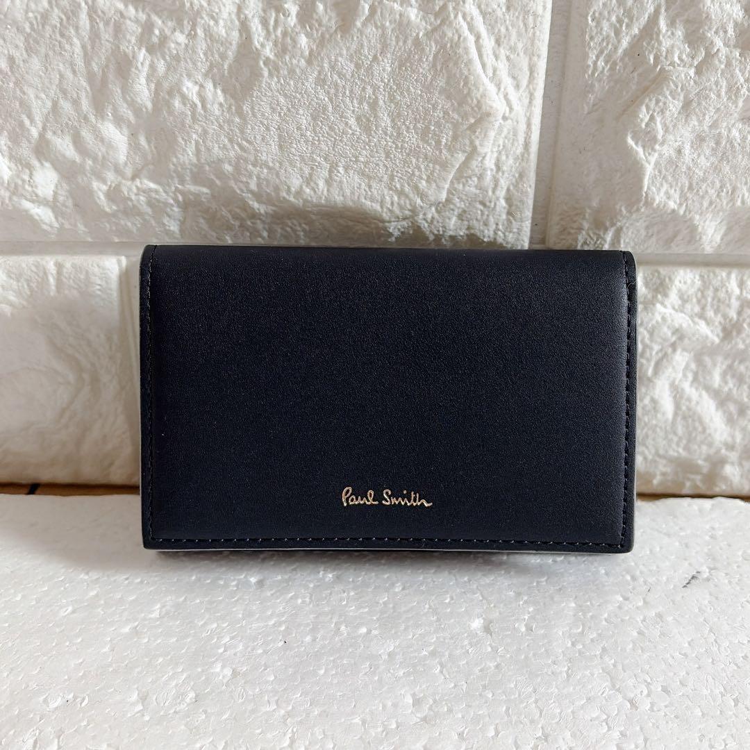 未使用 Paul Smith ポールスミス サプルレザー 名刺入れ カードケース