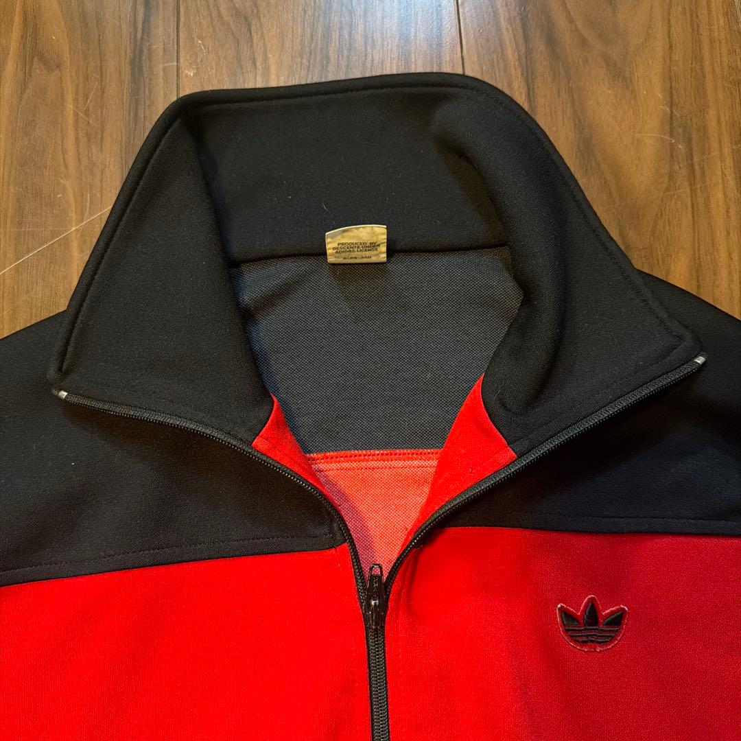 80s デサント期 adidas トラックジャケット レッド