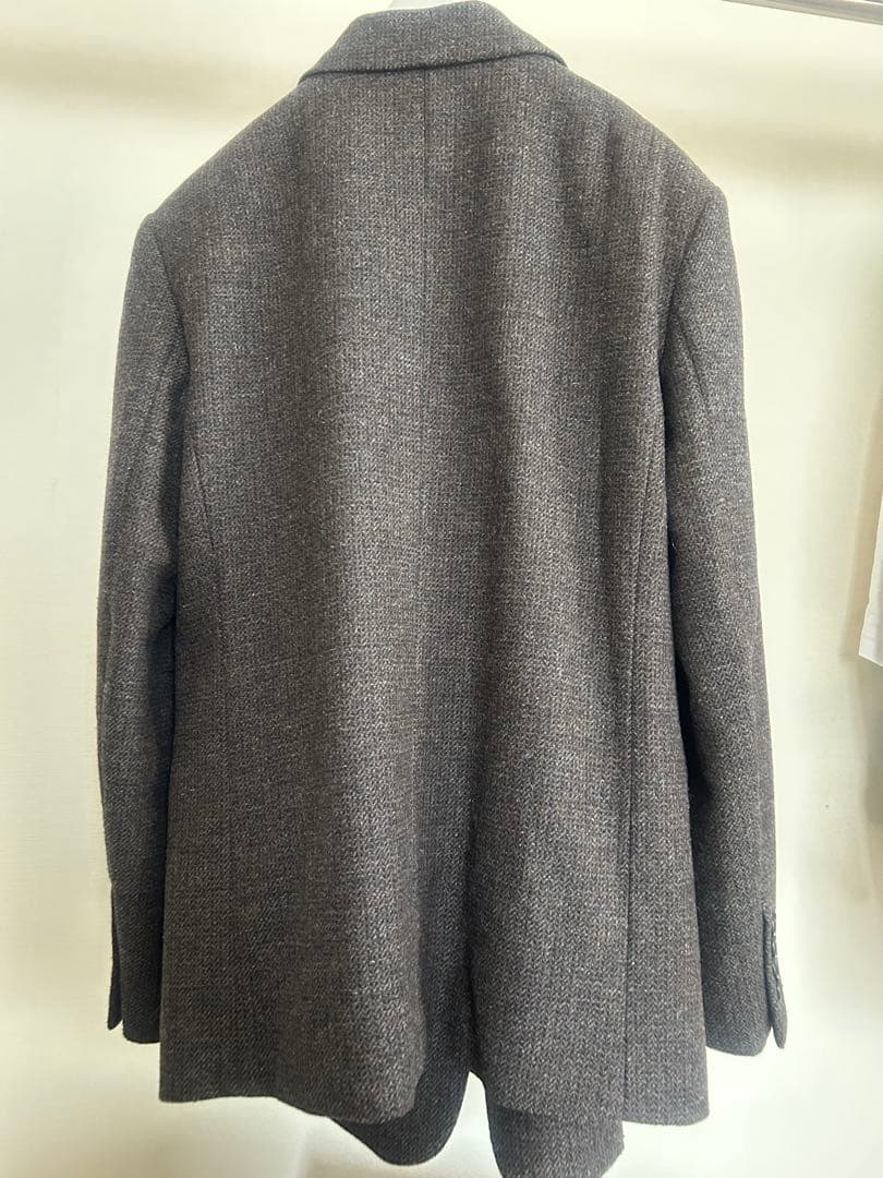 ジャケット・アウター anuke Herringbone Wool Jacket BRN 36