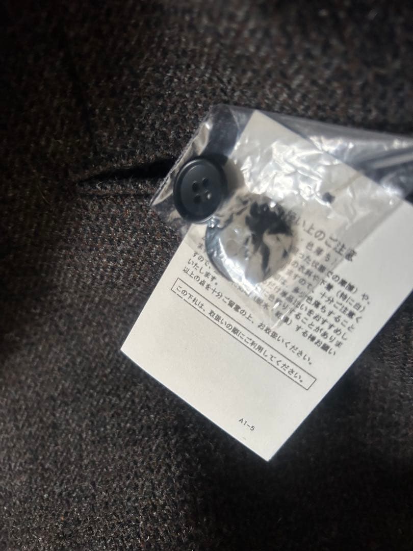 ジャケット・アウター anuke Herringbone Wool Jacket BRN 36