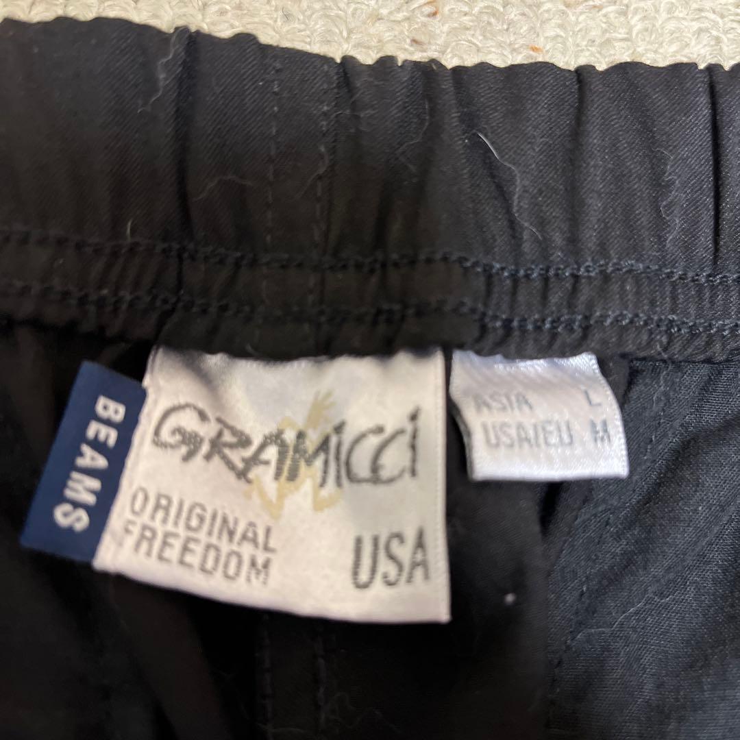 GRAMICCI × BEAMS 別注 スラックス【L】ブラック スラミチ