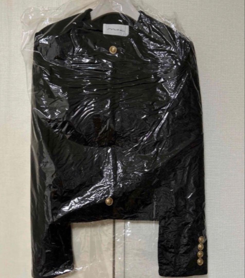 na.e The Tweed Jacket_black ツイードジャケット