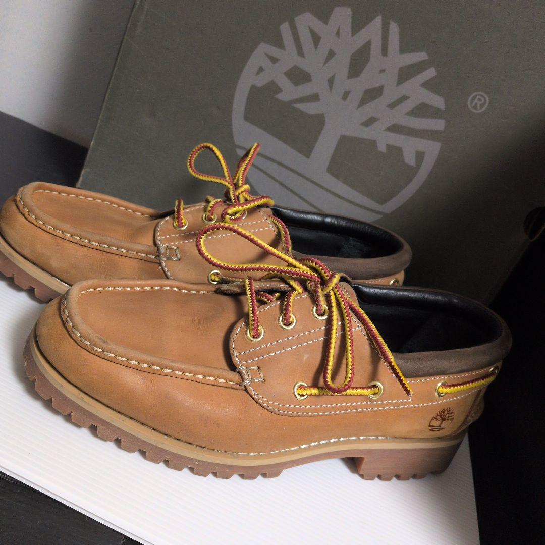 靴 Timberland 3-Eye Lug Handsewn Boat Shoe