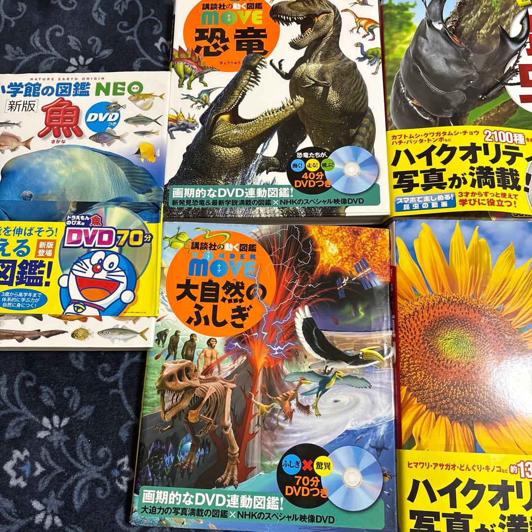 美品あり⭐︎図鑑7冊【全てDVD付】おまとめセット