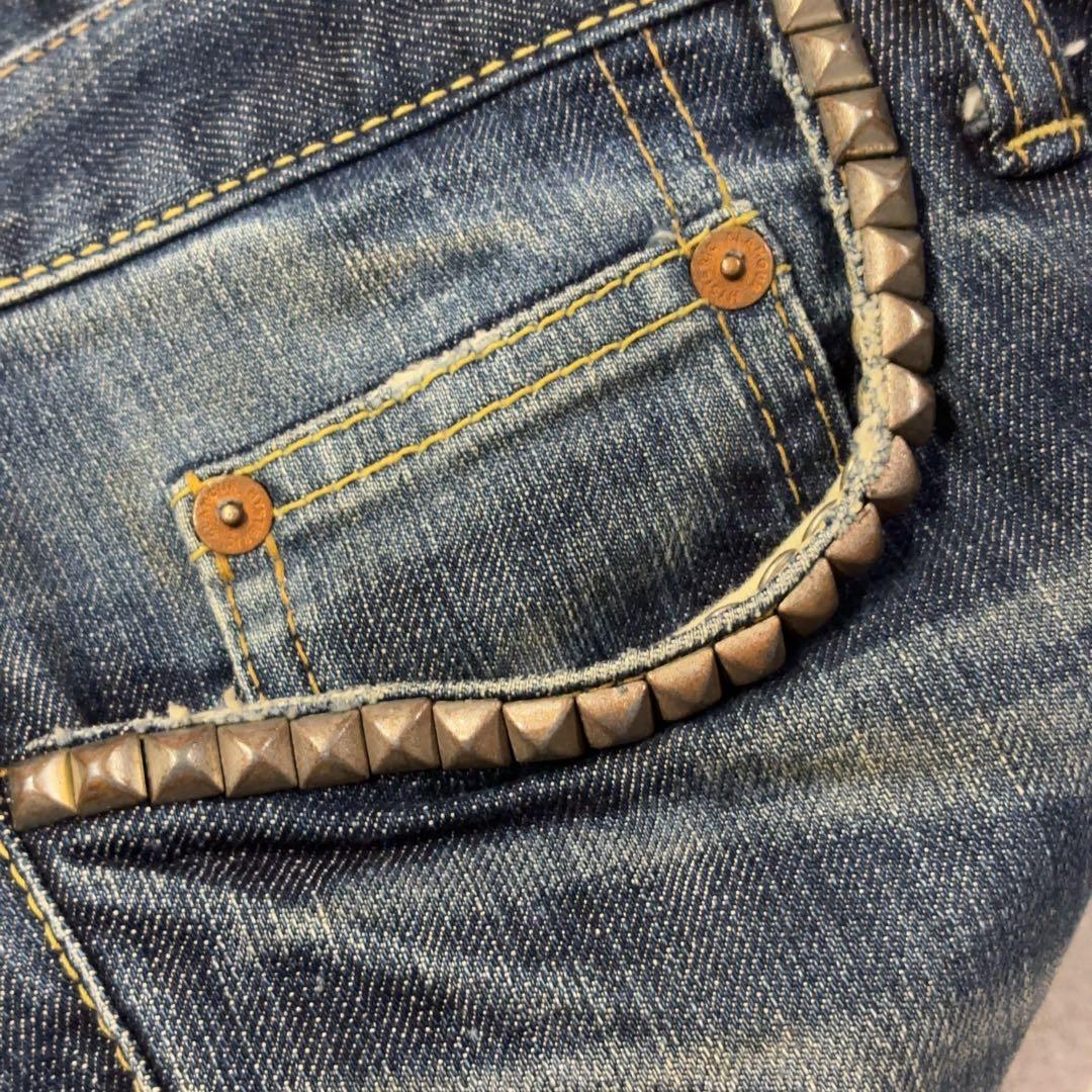 HYSTERIC GLAMOUR ヒステリックグラマー スタッズデニム Y2K
