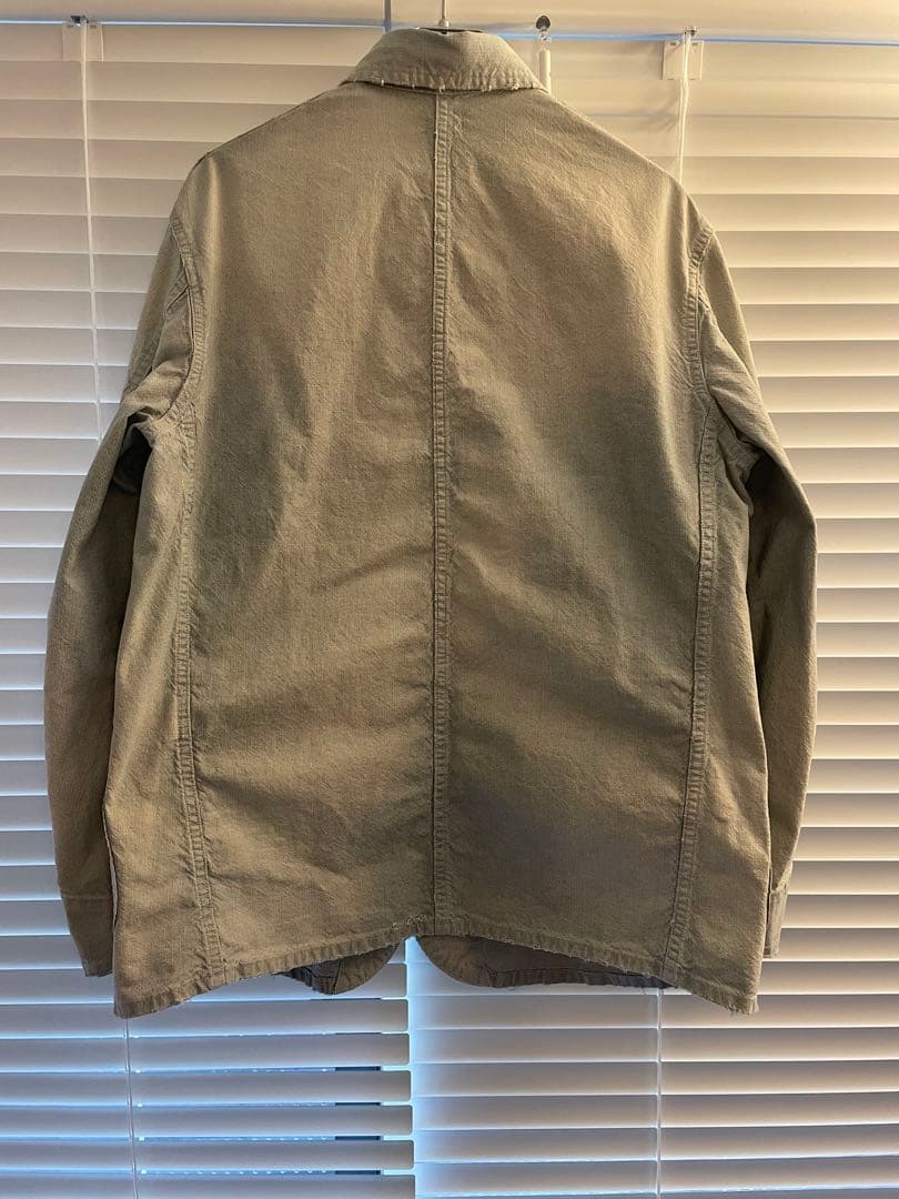 ジャケット・アウター A.PRESSE Indigo Pin Check Coverall
