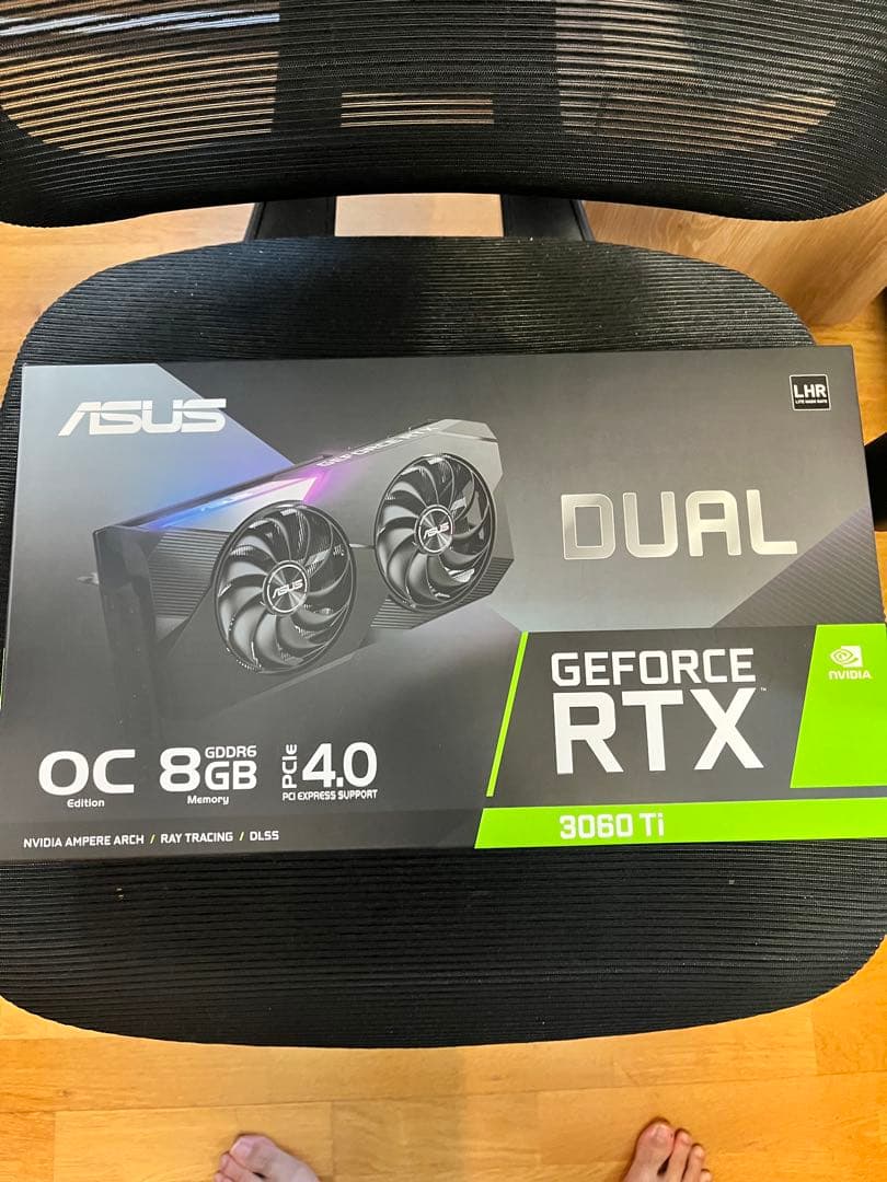 GeForce RTX3060Ti ASUS DUAL OC 8GB 箱あり