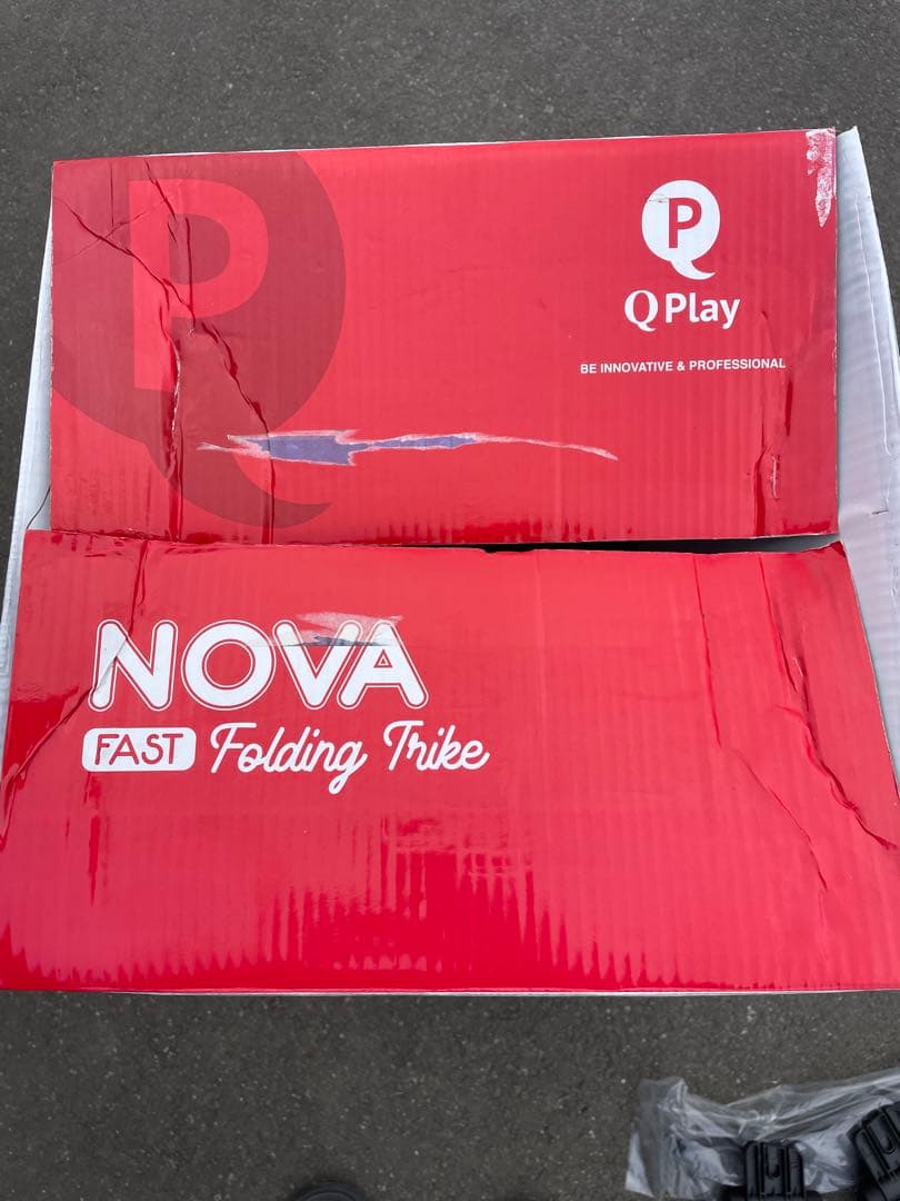 QPlay NOVA Folding trike 三輪車 手押し 折りたたみ式