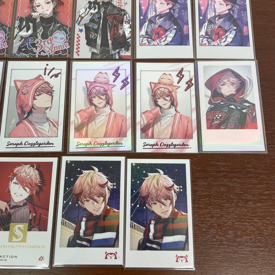 ❶にじさんじ セラフ チェキ風カード アクリルブロック まとめ売り