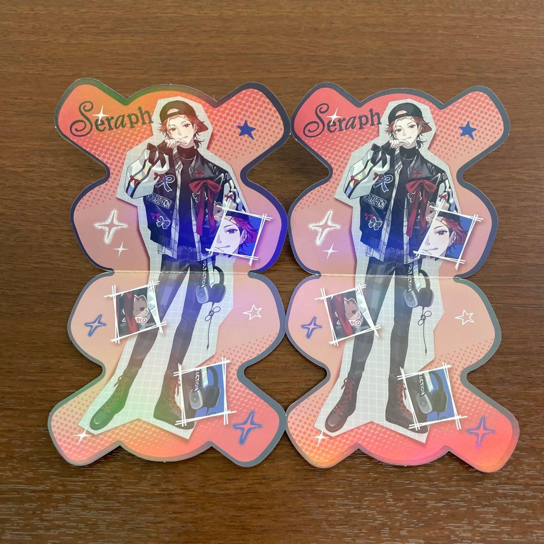❶にじさんじ セラフ チェキ風カード アクリルブロック まとめ売り